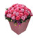розовые розы в коробке. Екатеринбург